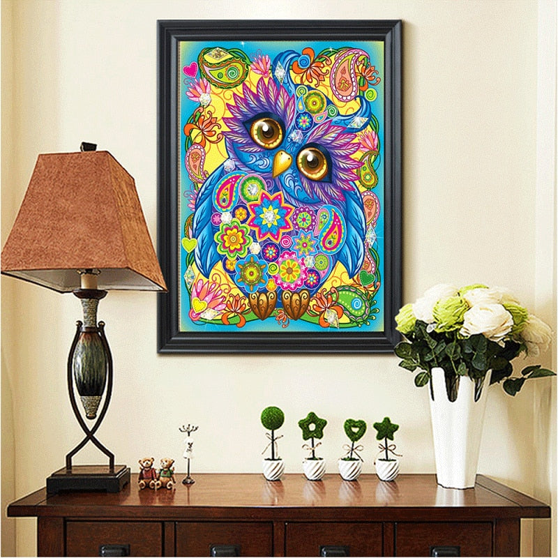 Amazing Color Art Owl