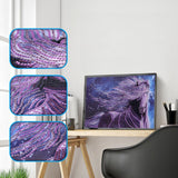 2Pcs Set Purple Horse And Colorful Cat