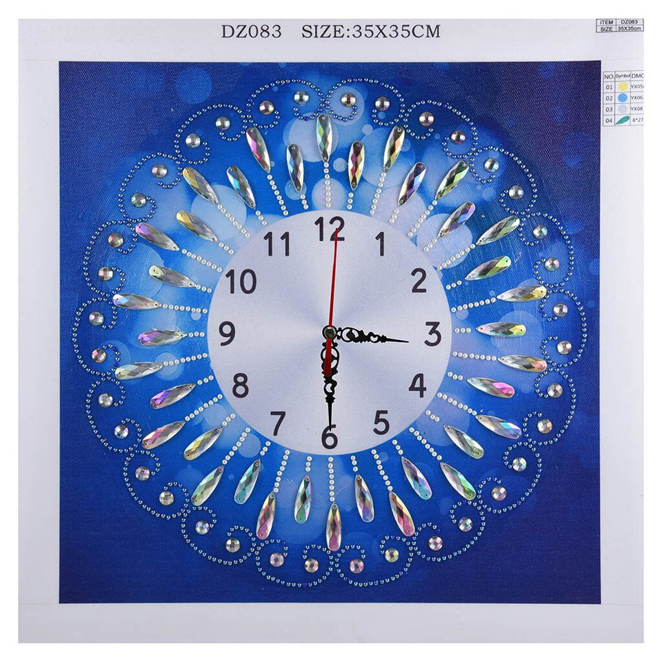 Blue Lovely Clock