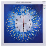 Blue Lovely Clock