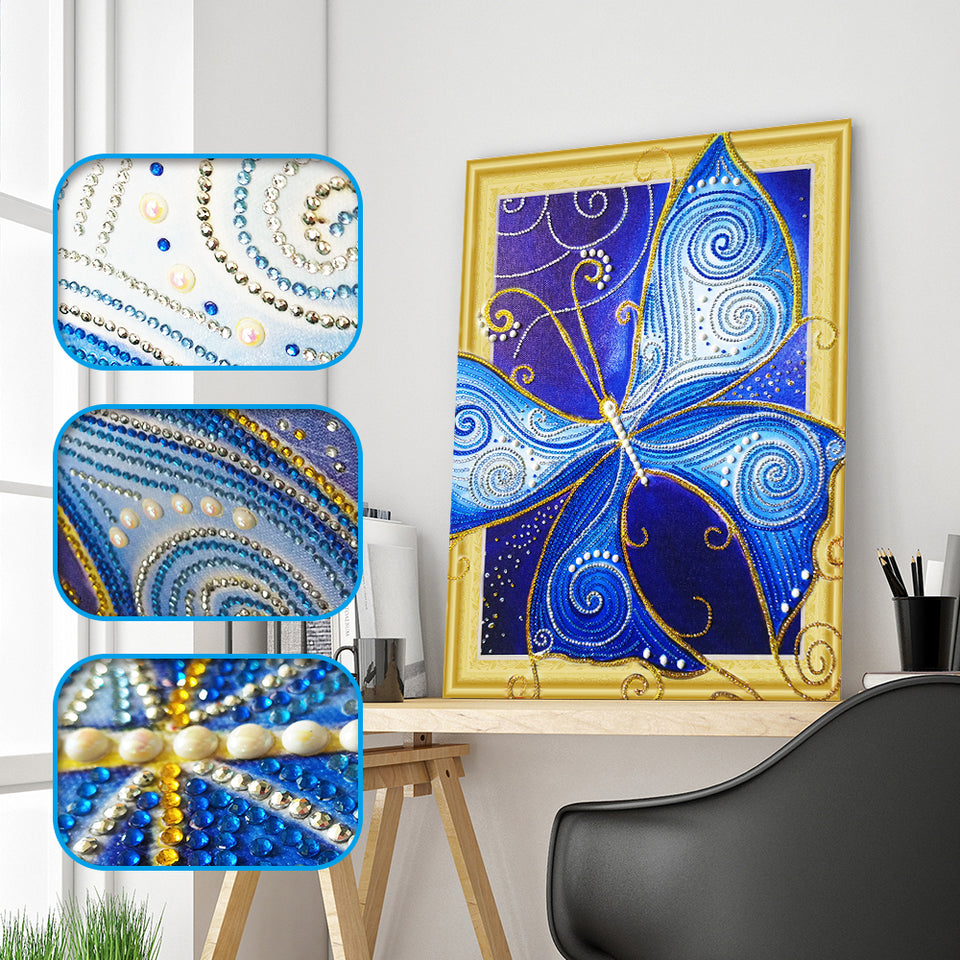 4Pcs Set Colorful Butterfly And Flower