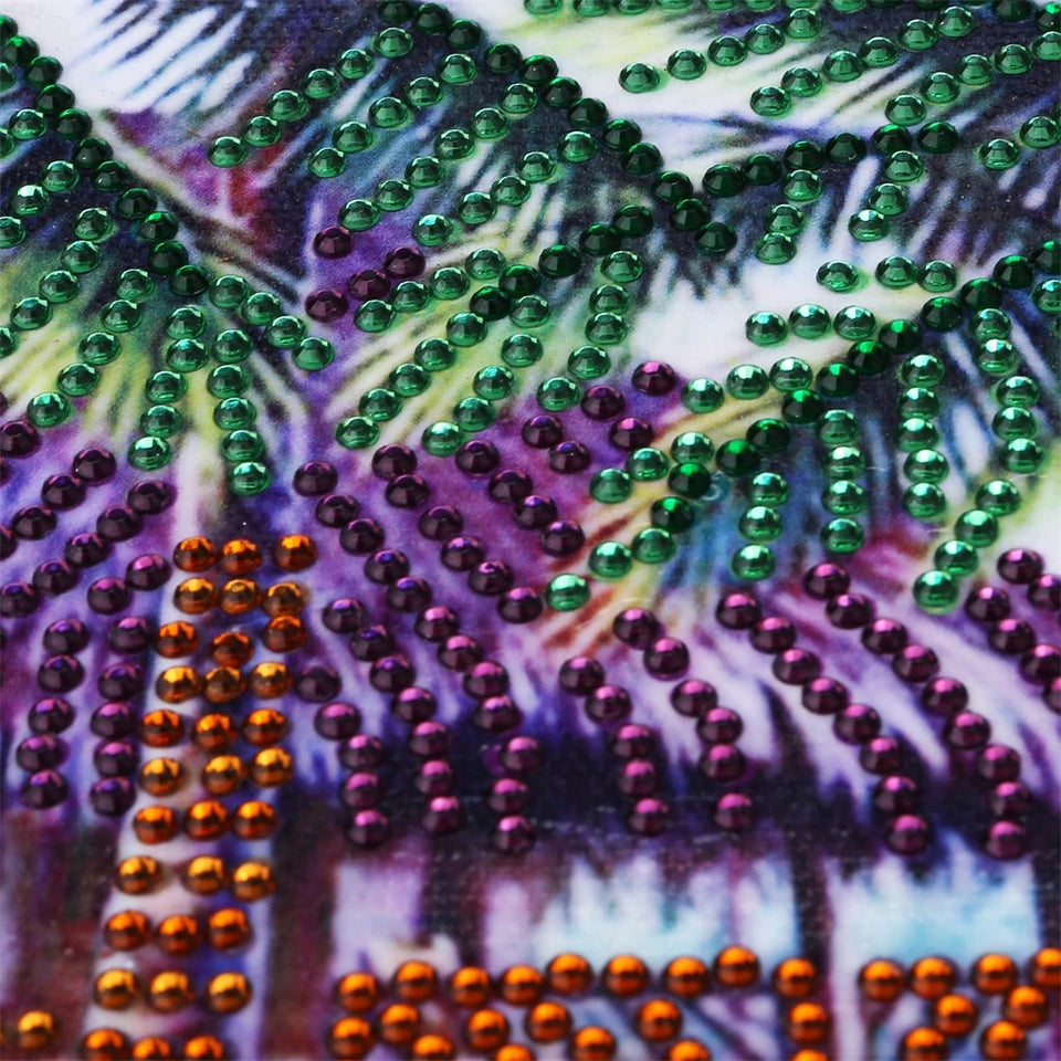 Coconut Tree On Beach With Hammock