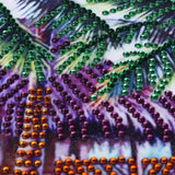 Coconut Tree On Beach With Hammock