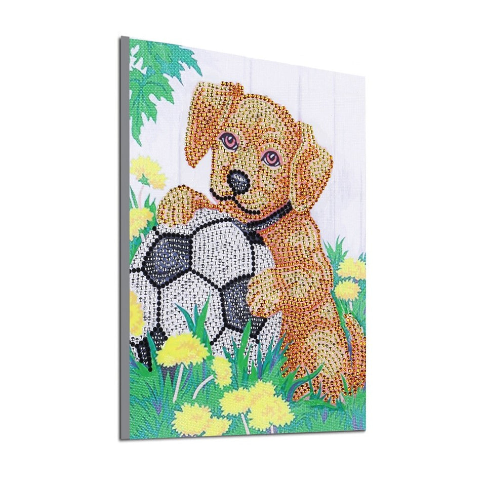 Puppy With Football