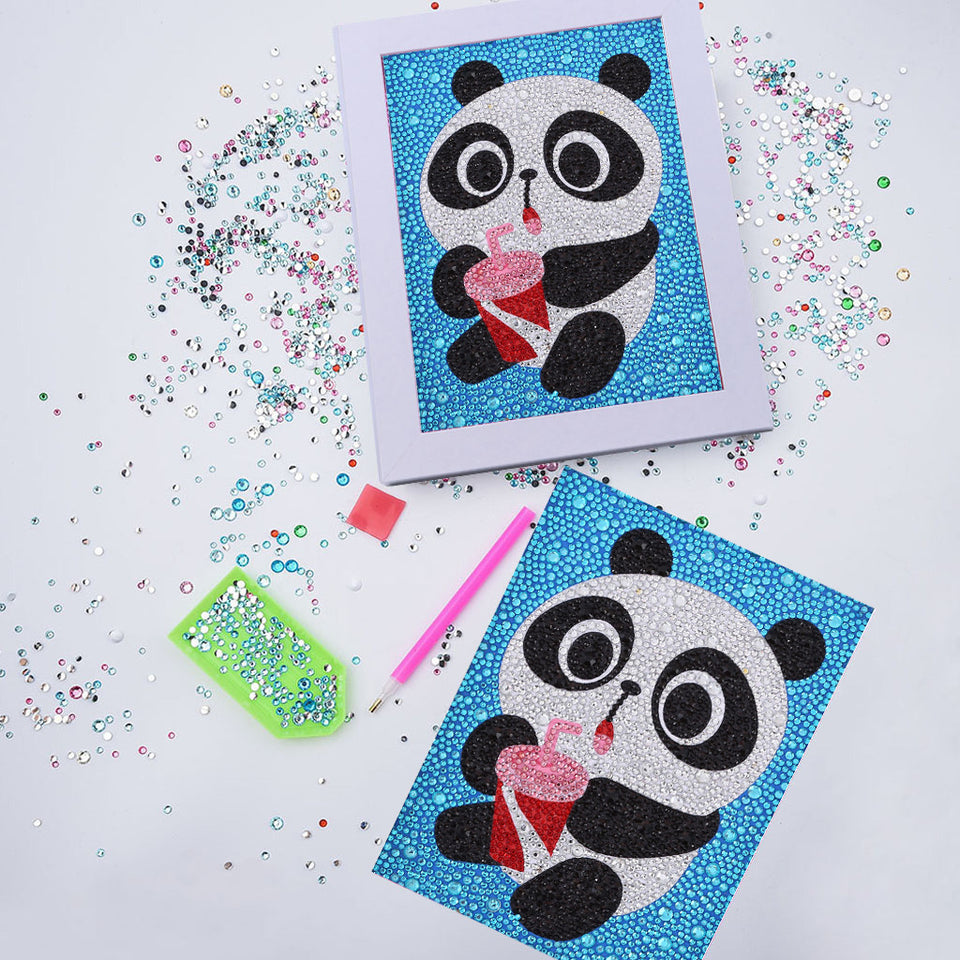 Playing Panda Painting For Child