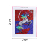 Running Unicorn Colorful Painting