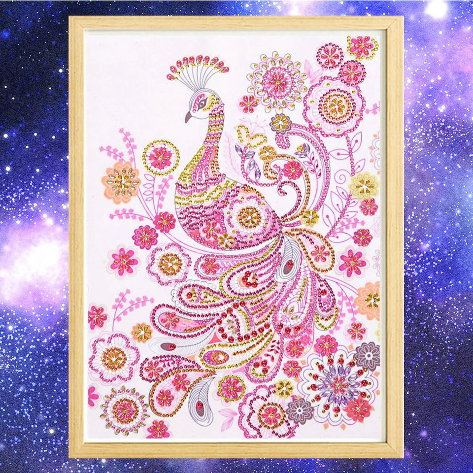 Pink Cute Peacock