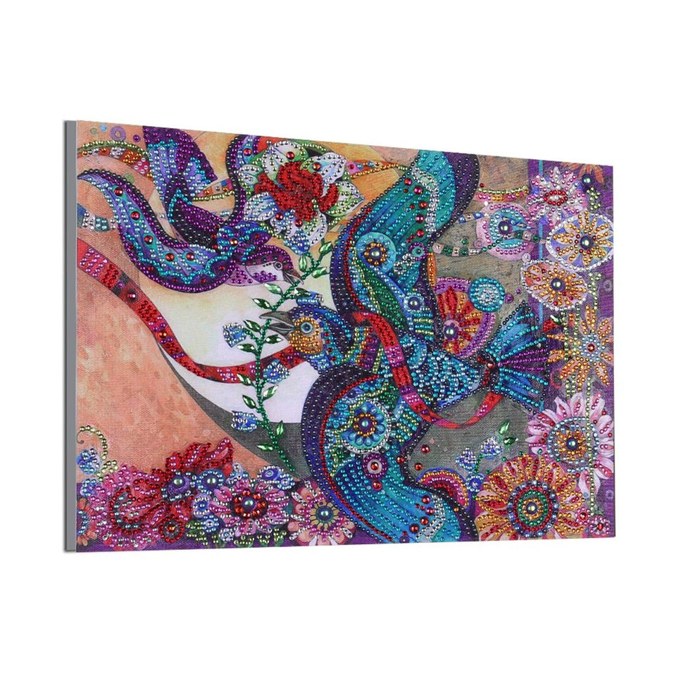 Colorful Bird Flying