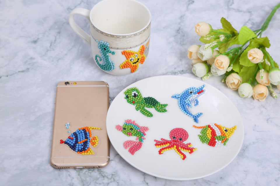 9 Pcs Lovely Colorful Stickers