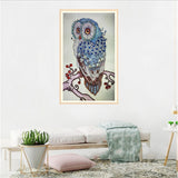 Confused Owl On Tree