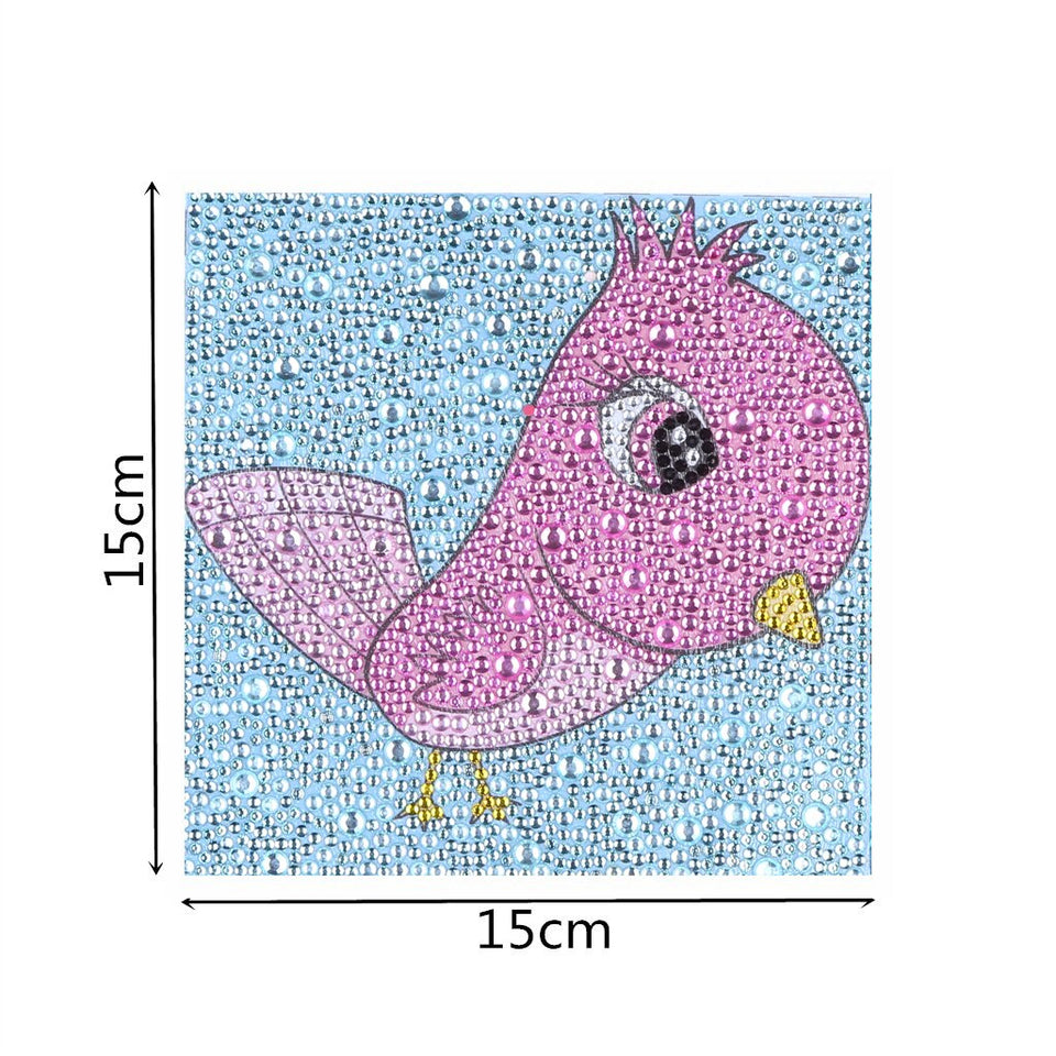 Cute Pink Bird Painting
