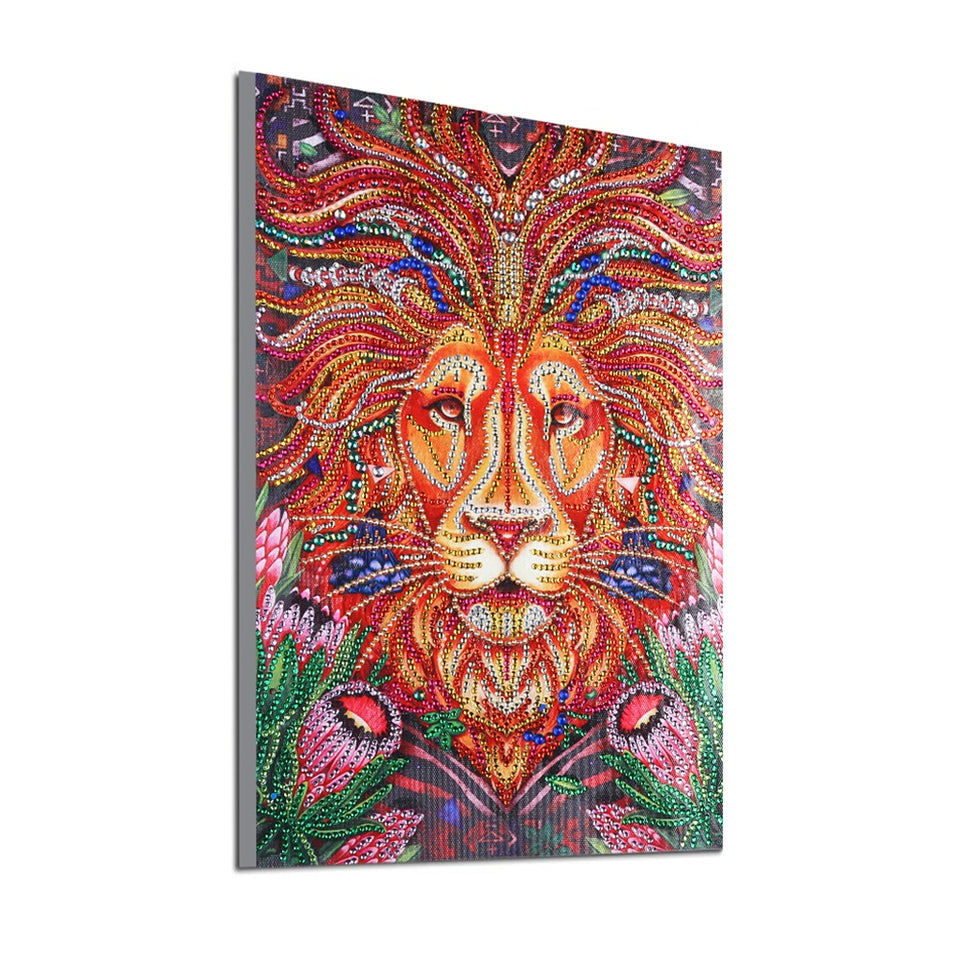 Colorful Loin Painting