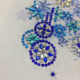 Embroidery Winter Flower Tree