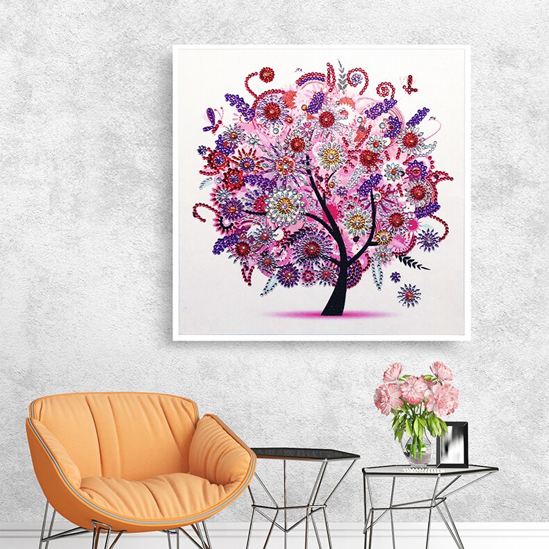Charming Tree With Butterfly