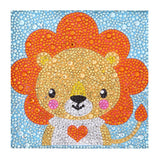 Cute Lion Colorful Painting