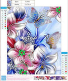 Flowers And Butterfly