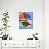 Four Seasons Colorful Tree