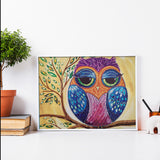 Sad Owl On Tree