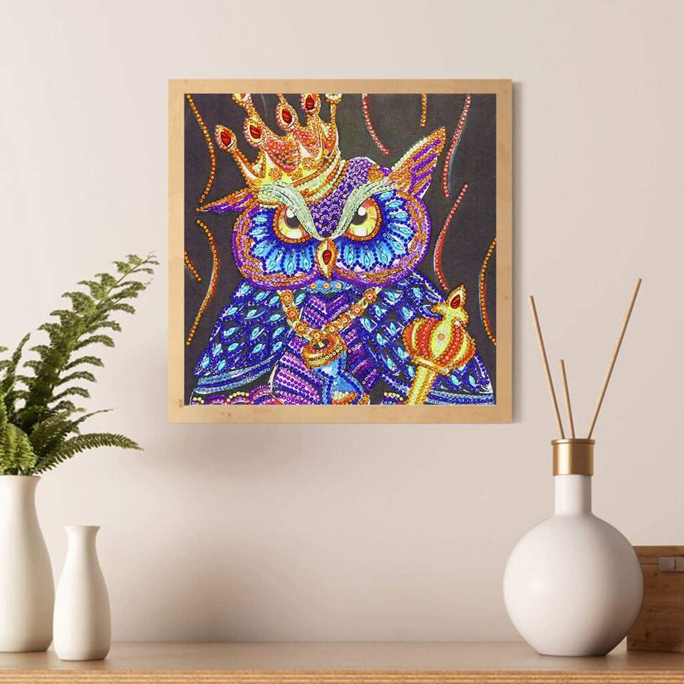 Owl With Crown