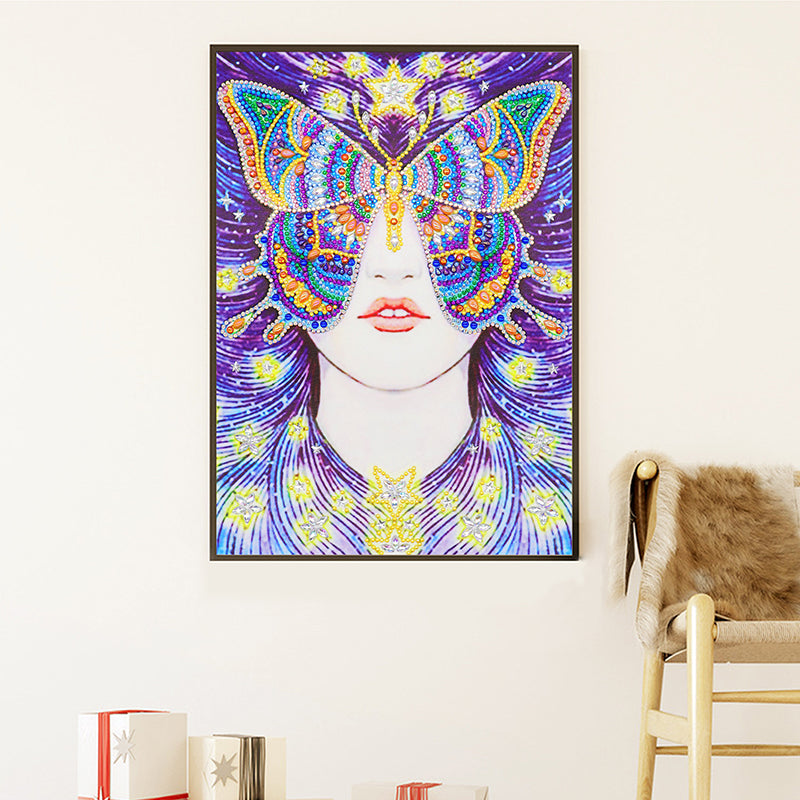 Women Butterfly Colorful Combination