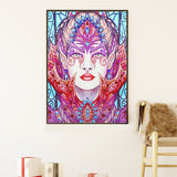 Colorful Lady Painting