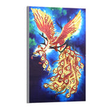 Colorful Phoenix Bird Drawing