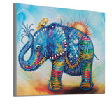 Colorful Elephant Painting