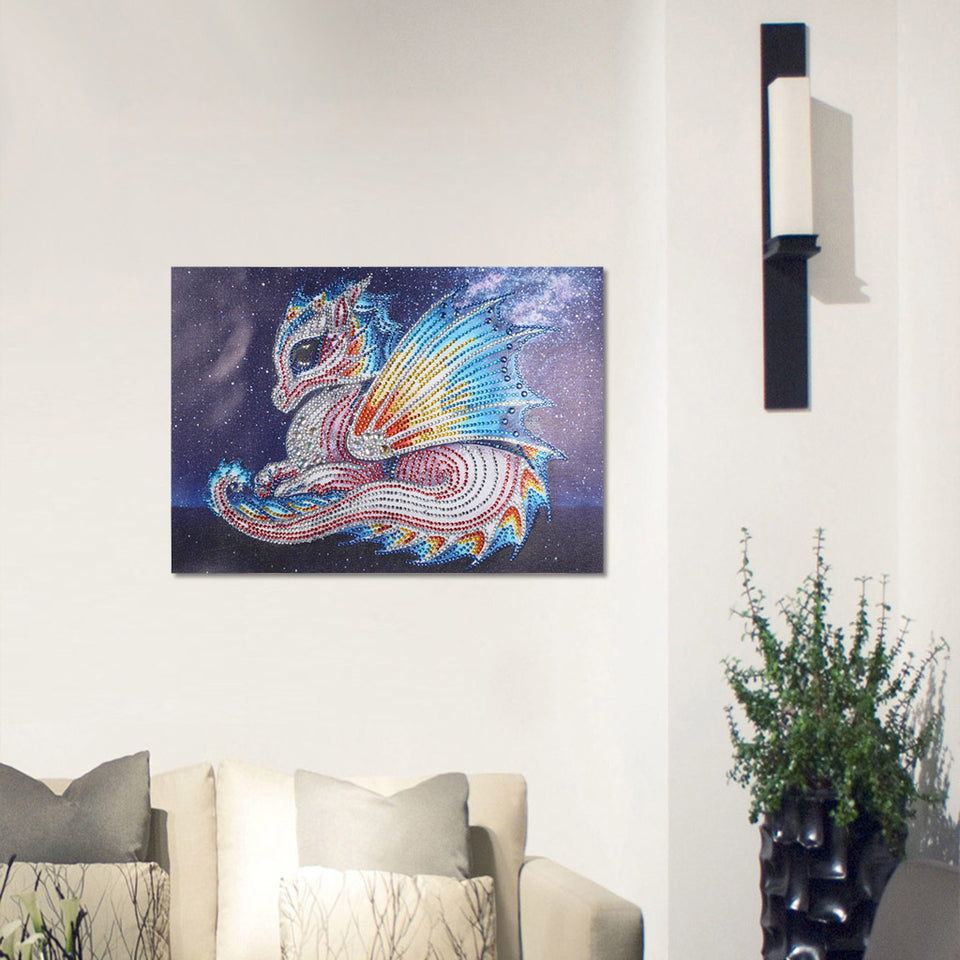 Cute Flying Dragon Painting