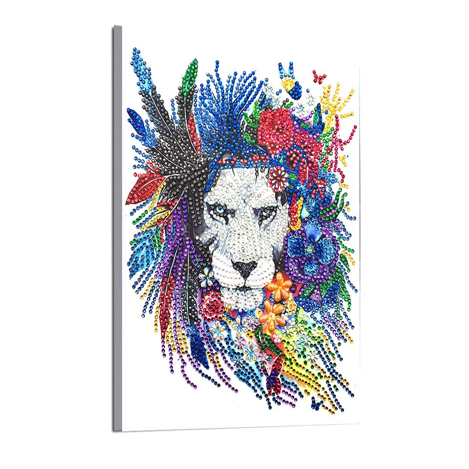 Romantic Lion Painting