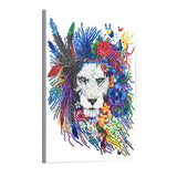 Romantic Lion Painting