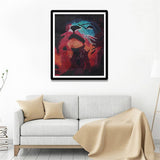 Lion Special Shaped Painting