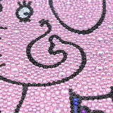 Lovely Happy Pink Elephant Painting For Child