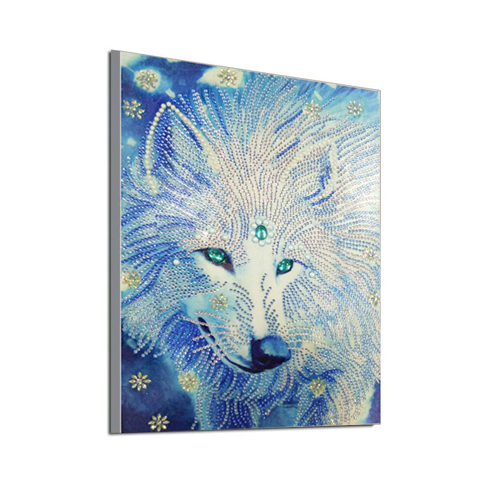 2Pcs Colorful Owl And Wolf