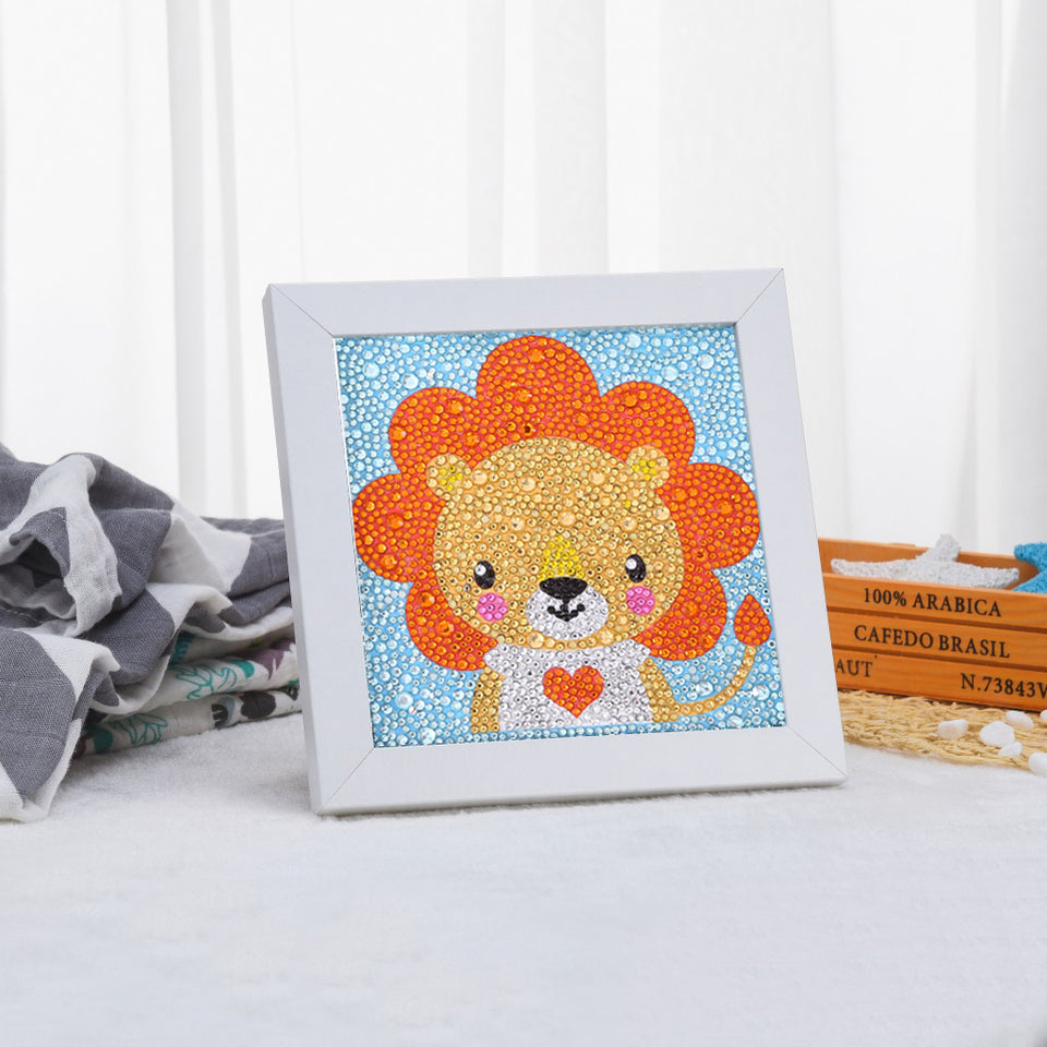 4 Pcs Set Cute Animals Paintings For Kids