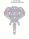 Elephant Motif Colorful Painting