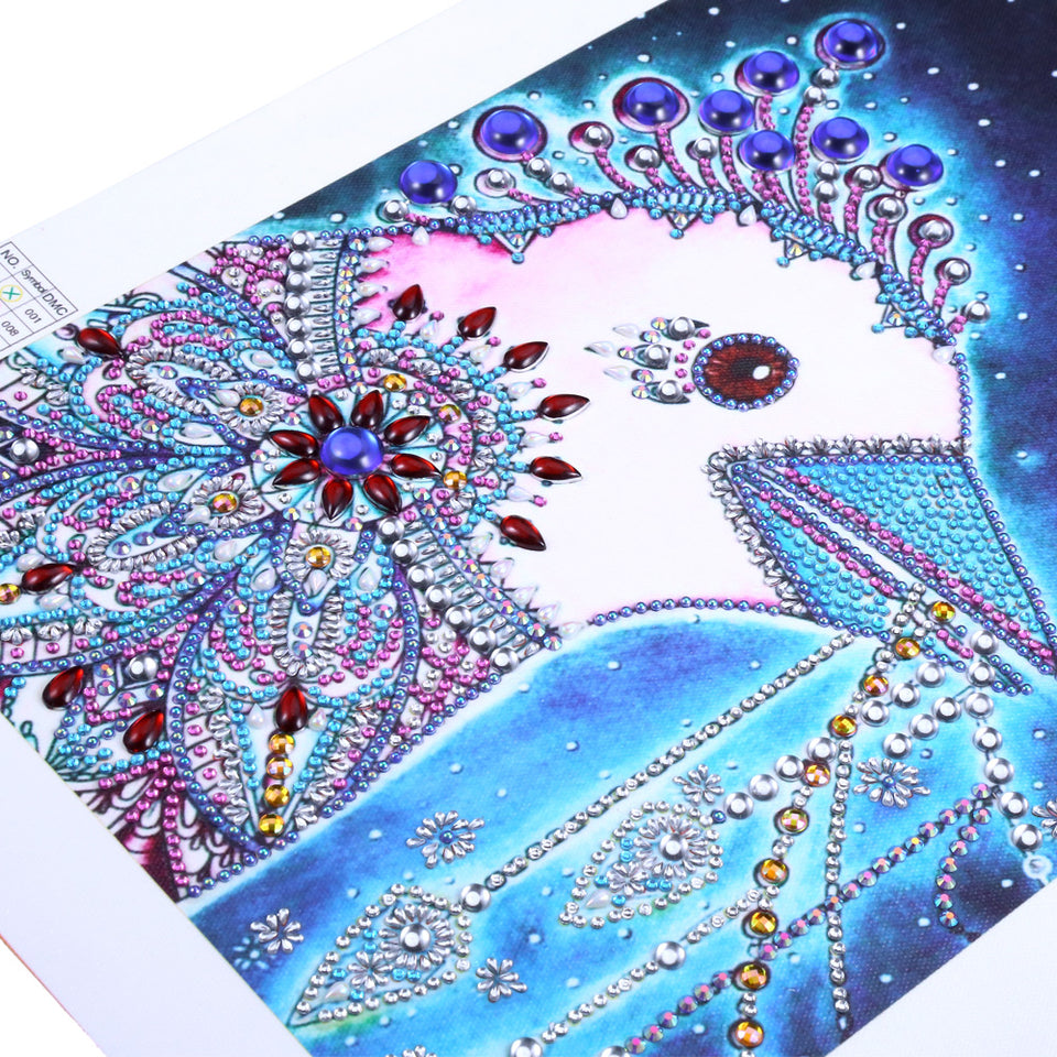 Colorful Pigeon Painting