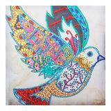 Flying Colorful pigeon