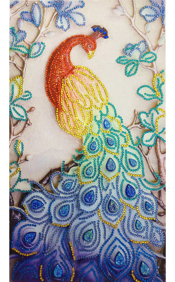 Cute Colorful Peacock Painting