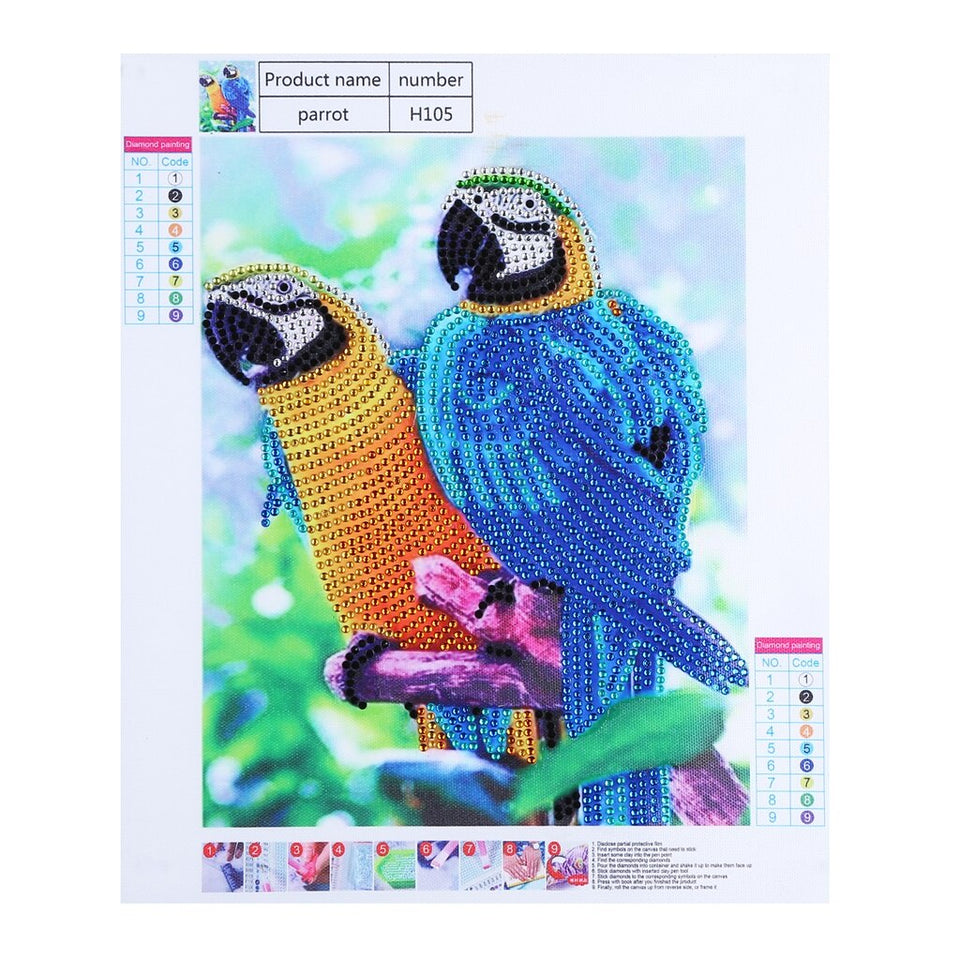 Two Beautiful Parrots