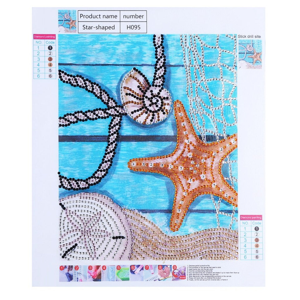 Cute Starfish Sea Shell