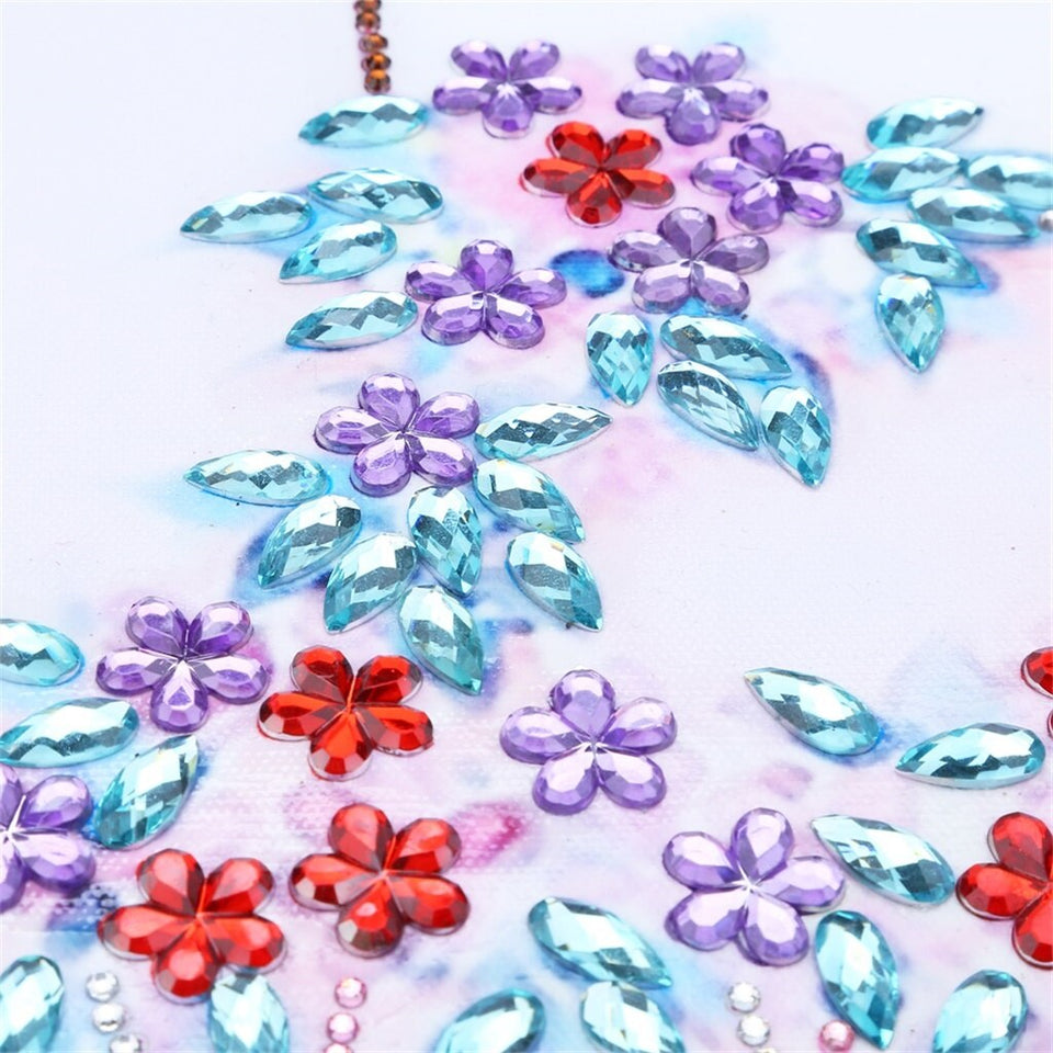 Beautiful Girl With Flowers