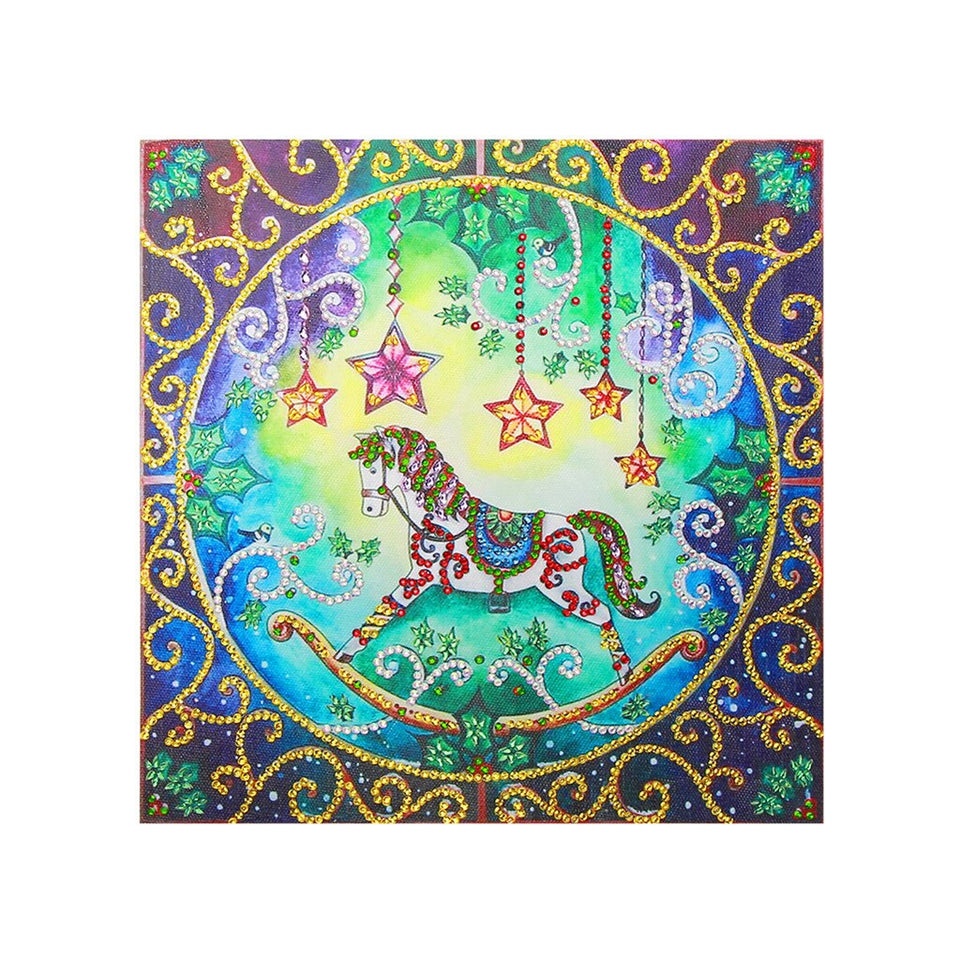 Colorful Horse And Stars