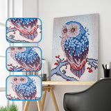 Colorful Owl On Branch