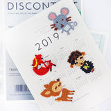 9 Pcs Animal Stickers