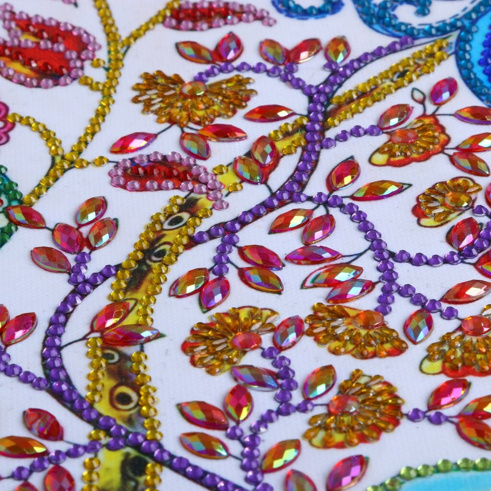 Multi Color Peacock Beautiful Painting