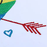 Rainbow Love Heart And Arrows