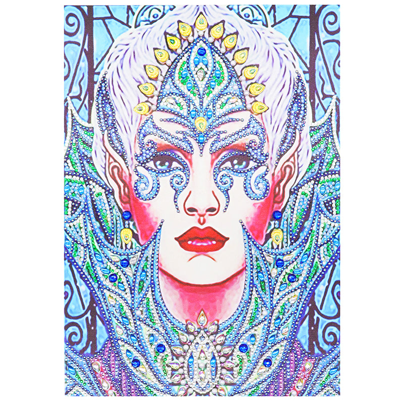 Colorful Lady Painting