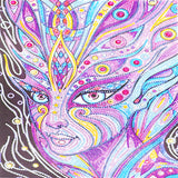 Special Colorful Girl Painting