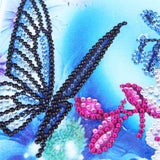 Black Butterfly On Flower