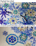 Embroidery Winter Flower Tree